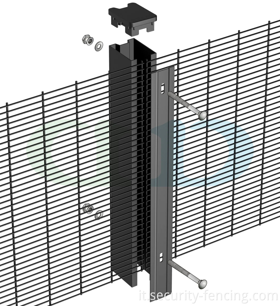Cina Anti Climb Mesh Fence per la domanda di prigione aeroportuale
